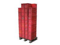 42x RBB Sichtlagerkasten Gr. 3 rot Kunststoffkiste 200x350x200 mm Kleinteilebox 42x RBB Sichtlagerkasten Gr. 3 rot Kunststoffkiste 200x350x200 mm Kleinteilebox