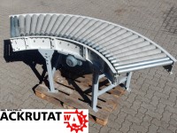 90° Förderkurve angetrieben Rollenbahnkurve Breite 630 mm Kurvenförderer 1,53m/s 90° Förderkurve angetrieben Rollenbahnkurve Breite 630 mm Kurvenförderer 1,53m/s