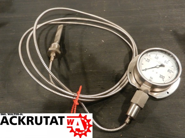 Wika Druckermittler Druckmessgerät mit Rohrfeder Barometer Manometer