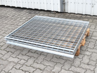 3x Gitterrostauflage für Tiefe 1.100 mm Traversenauflage Palettenregalauflage Stahl feuerverzinkt 3x Gitterrostauflage für Tiefe 1.100 mm Traversenauflage Palettenregalauflage Stahl feuerverzinkt