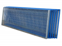 7 St. Rückwandgitter lichte Weite 2700 mm Schutzgitter Palettenregal Stahlgitter   7 St. Rückwandgitter lichte Weite 2700 mm Schutzgitter Palettenregal Stahlgitter