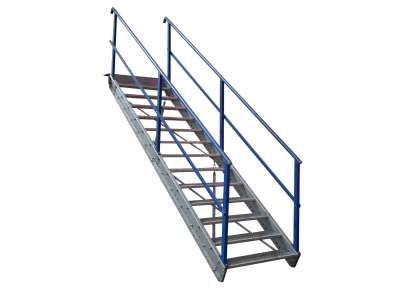洋書 Treppen - Technik Stahlwangentreppe Industrietreppe Stahltreppe H2000 mm
