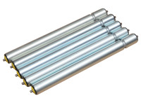 Sickenrolle Interrroll Tragrolle Rollenbahn Stahlrolle Födertechnik Stückgut Sickenrolle Interrroll Tragrolle Rollenbahn Stahlrolle Födertechnik Stückgut