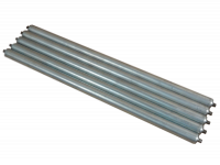 Förderrolle 5 St Rollenbahn Rolle Ø 30 Tragrolle RL 645 mm Förderbahn Förderanlage   Förderrolle 5 St Rollenbahn Rolle Ø 30 Tragrolle RL 645 mm Förderbahn Förderanlage