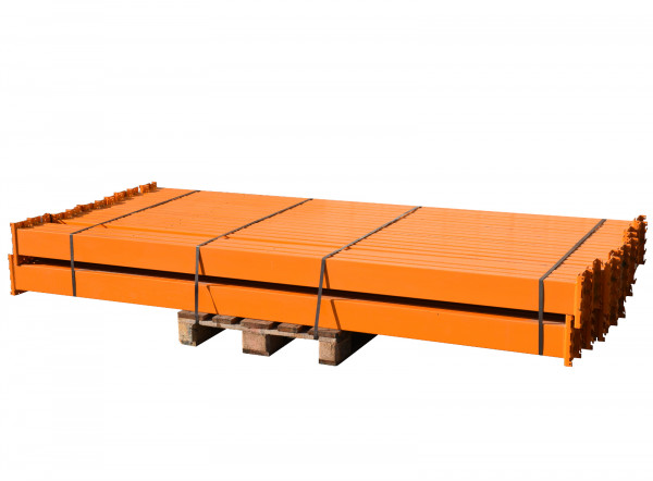 Traversen Tegometall LW2700 H130 B50 Palettenregal Balken orange Holm