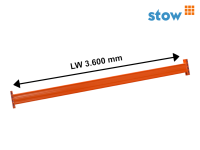 Stow Traverse LW 3.600 mm für Palettenregale 160x50 mm (BxH) Träger 4.000 kg orange Stow Traverse LW 3.600 mm für Palettenregale 160x50 mm (BxH) Träger 4.000 kg orange