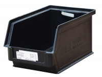 SSI Schäfer Sichtlagerkasten schwarz Lagerkiste SSI Schäfer Sichtlagerkasten schwarz Lagerkiste