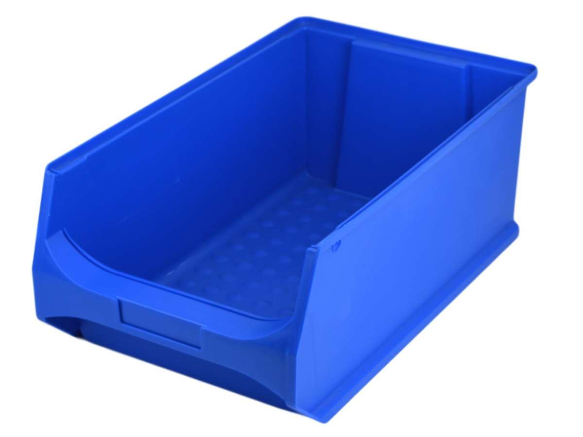 48x Sichtlagerkästen 300 x 500 x 200 mm (BxTxH) blau Kunststoff-Stapelbox