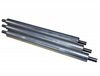 2 x Stahlrolle RL 540 mm Umlenkrolle für Gurtförderer Untergurtrolle Ø 60 mm   2 x Stahlrolle RL 540 mm Umlenkrolle für Gurtförderer Untergurtrolle Ø 60 mm