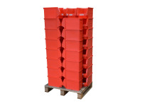 47x SSI Schäfer LF322 GZW Sichtlagerkasten rot 209x343x200 mm Kleinteilebox 47x SSI Schäfer LF322 GZW Sichtlagerkasten rot 209x343x200 mm Kleinteilebox