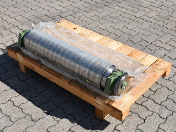 Magnettrommel RL 870 mm Trommelmagnet Ø 197 mm mit Kettenrädern 12/21 Zähne