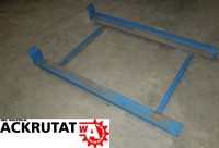 2 Gitterboxauflage Palettenregal 1050 mm Tiefenstegrahmen Durchschubsicherung 2 Gitterboxauflage Palettenregal 1050 mm Tiefenstegrahmen Durchschubsicherung