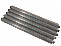 5 St Rollenbahn Rolle Ø 50 Tragrolle Förderrolle RL 640 mm Förderbahn Interroll 5 St Rollenbahn Rolle Ø 50 Tragrolle Förderrolle RL 640 mm Förderbahn Interroll
