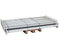 SLP Traverse LW2500 H120 B55 mm Palettenregaltraverse Träger Schwerlastregal Regalholm weiß Stahl SLP Traverse LW2500 H120 B55 mm Palettenregaltraverse Träger Schwerlastregal Regalholm weiß Stahl