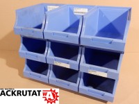 9 St.Maxi Stapelkasten Sichtlagerkiste Regalkästen Box Kiste Regalbehälter Boxen 9 St.Maxi Stapelkasten Sichtlagerkiste Regalkästen Box Kiste Regalbehälter Boxen