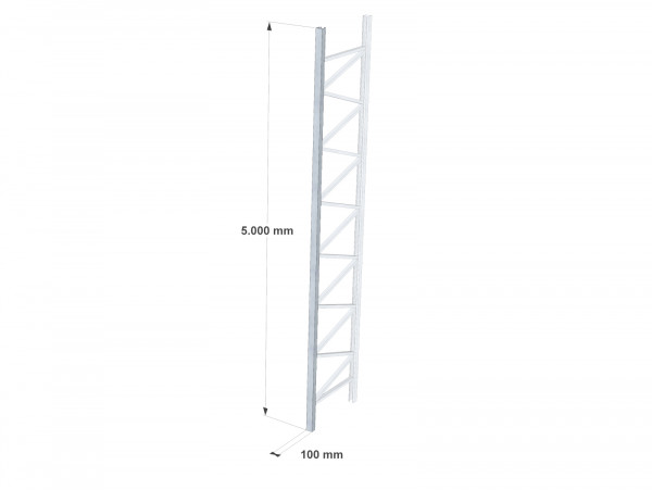 Pfostenhöhe 5000 mm