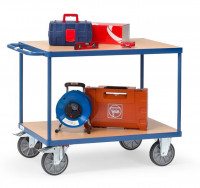 Fetra Tischwagen 2420 Ladefläche 850 x 500 mm bis 600 kg mit 3 Böden aus Holz Fetra Tischwagen 2420 Ladefläche 850 x 500 mm bis 600 kg mit 3 Böden aus Holz