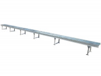 Demag Rollenförderer Rollenbahn L13370 Förderstrecke Schwerkraft Förderbahn   Demag Rollenförderer Rollenbahn L13370 Förderstrecke Schwerkraft Förderbahn