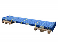 Palettenregal Traverse Regalbalken Auflage Schäfer PR 600 blau  Palettenregal Traverse Regalbalken Auflage Schäfer PR 600 blau