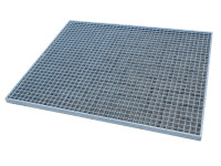 Gitterrostauflage, Zubehör für Palettenregal, verzinkt Gitterrostauflage, Zubehör für Palettenregal, verzinkt