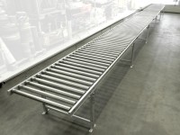 L12000 B800 Schwerkraftrollenbahn Förderbahn Rollenförderer Förderstrecke L12000 B800 Schwerkraftrollenbahn Förderbahn Rollenförderer Förderstrecke