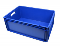 Industriebehälter Stapelbehälter Eurobox Kiste blau Industriebehälter Stapelbehälter Eurobox Kiste blau
