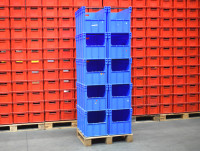 Lagerkiste Eurostapelbehaelter Bito BN 644 Kunststoffkiste blau Eurobox Lagerkiste Lagerkiste Eurostapelbehaelter Bito BN 644 Kunststoffkiste blau Eurobox Lagerkiste