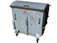 Abfallbehälter 770 L Müllcontainer verzinkt Mülltonne Großmülltonne Otto Abfallbehälter 770 L Müllcontainer verzinkt Mülltonne Großmülltonne Otto