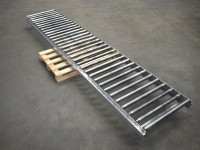 Transnorm Schwerkraftrollenbahn Laenge 3850 mm Foerderbahn Rollenbahn Transnorm Schwerkraftrollenbahn Laenge 3850 mm Foerderbahn Rollenbahn