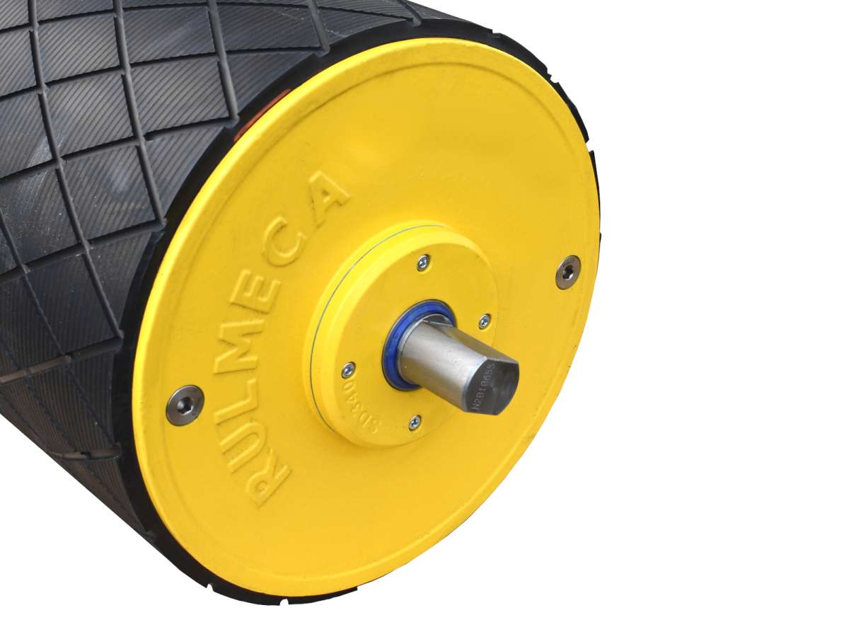 Rulmeca Klemmenkasten Für Trommelmotor 165-400 L – Komplettkasten, Alu, Signalgelb, Inkl. Dichtungen & Anschlussplan