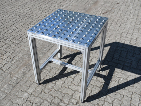 Kugelrollentisch Packtisch 800x790 mm Versandtisch Arbeitstisch Kugeltisch