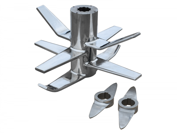 Mixaco Heiz-Kühlmischer Rührwerk Ø860 mm Stahl Zerhacker Länge 165 mm Edelstahl