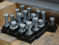 Vorschau: Befestigungsstücke T-Nutentisch Nutenplatte  Vorschau: Befestigungsstücke T-Nutentisch Nutenplatte