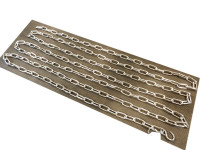 Sicherungskette l = 6.200 mm Rundstahl Edelstahlkette Schweiß Kette   Sicherungskette l = 6.200 mm Rundstahl Edelstahlkette Schweiß Kette