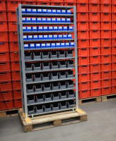 Fachbodenregal Fachregal Lagerbehaelter Schulte Laenge 1055 mm Stahlregal Lagerregal  Fachbodenregal Fachregal Lagerbehaelter Schulte Laenge 1055 mm Stahlregal Lagerregal