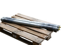 2x Tragrollen für Rollenbahn Interroll RL 1.320 mm Ø 80 mm Doppel-Kettenrad 2x Tragrollen für Rollenbahn Interroll RL 1.320 mm Ø 80 mm Doppel-Kettenrad