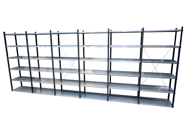 Gemac Fachbodenregal 6 Felder 6 Fachböden je Feld