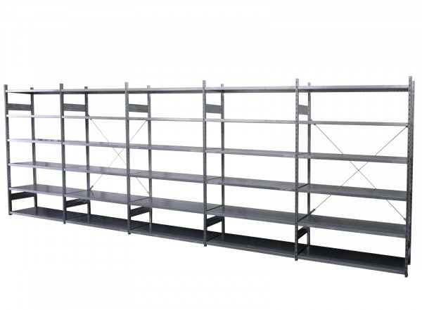 SSI Schäfer Fachbodenregal R 3000 Höhe 2280 mm Tiefe 600 mm Länge 6560 mm
