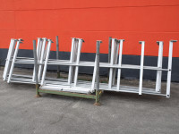 Stahlgeländerelemente weiß lackiert Länge 3.200/3.920 mm Höhe 1.130 mm verzinkt Stahlgeländerelemente weiß lackiert Länge 3.200/3.920 mm Höhe 1.130 mm verzinkt