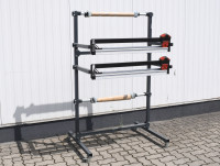 Doppel-Schneidständer Schneidständer Abrollständer Folienabroller Rollenhalter Doppel-Schneidständer Schneidständer Abrollständer Folienabroller Rollenhalter