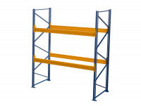 1 Feld Palettenregal mit 2 Rahmen und 4 Traversn  1 Feld Palettenregal mit 2 Rahmen und 4 Traversn