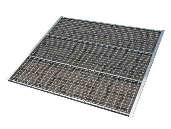 Gitterrosteinlage Maße 890 x 1.040 x 25 mm, Zubehör, verzinkt Stahl