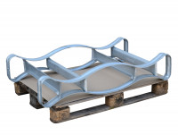 Bauer F2P Fasshalterung Auflage Stahl verzinkt 1.280x750x250 mm Bauer F2P Fasshalterung Auflage Stahl verzinkt 1.280x750x250 mm