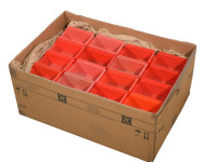 64x Mauser Sichtlagerkästen 100x170x75 mm Gr. 5 Rot Regalkiste Kunststoffbox 64x Mauser Sichtlagerkästen 100x170x75 mm Gr. 5 Rot Regalkiste Kunststoffbox