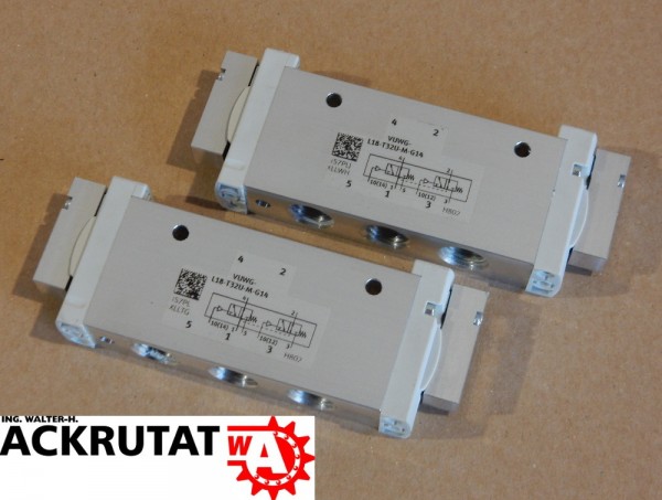 2x Ventil 574267 Festo VUWG-L18-T32U-M-G14 Pneumatikventil Muffenventil Pneumatik