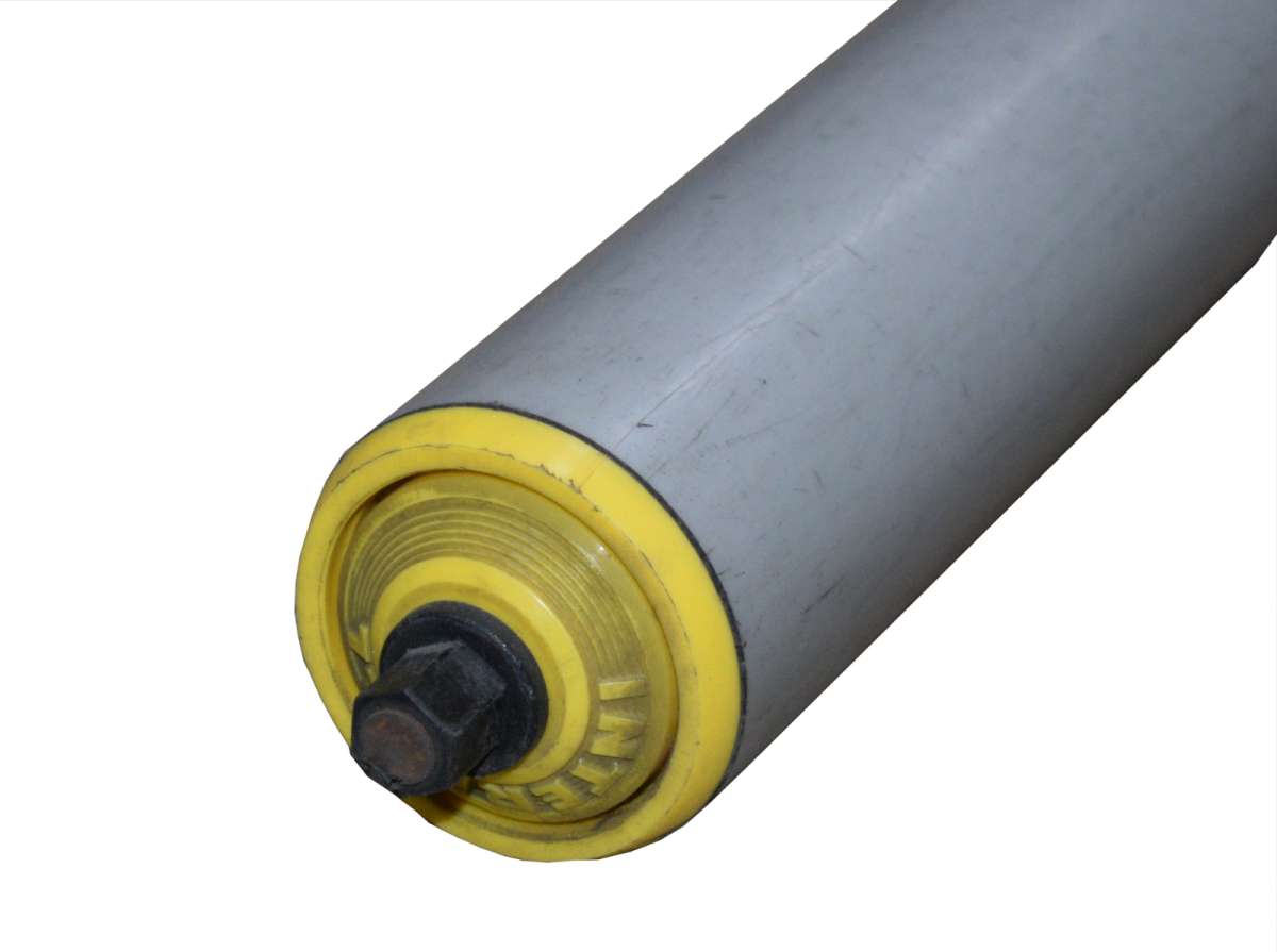 5x Interroll Tragrollen – 434 Mm Länge, 50 Mm Durchmesser – Für Rollenbahn-Förderer, Gebraucht, Aber Funktionsfähig