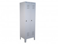 Otto Kind Umkleidespind Stahlspind zwei Abteile Höhe 1.850 mm Breite 600 mm RAL 7035 lichtgrau Otto Kind Umkleidespind Stahlspind zwei Abteile Höhe 1.850 mm Breite 600 mm RAL 7035 lichtgrau