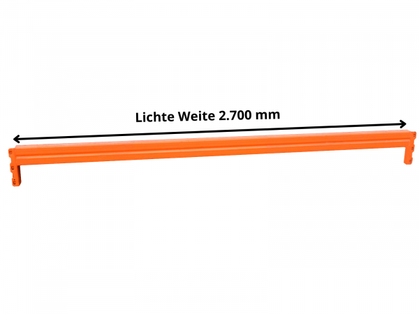 Thyssen Multipal N Palettenregal Traversen Lichte Weite 2.700 mm Regalbalken Holm