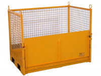 Richter Arbeitskorb für Gabelstapler Rampengitterbox Sicherheitskorb Richter Arbeitskorb für Gabelstapler Rampengitterbox Sicherheitskorb