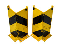 2x Bito AS 402 H 400 mm Anfahrschutz Stahl inkl. 8x Bodenanker gelb lackiert 2x Bito AS 402 H 400 mm Anfahrschutz Stahl inkl. 8x Bodenanker gelb lackiert